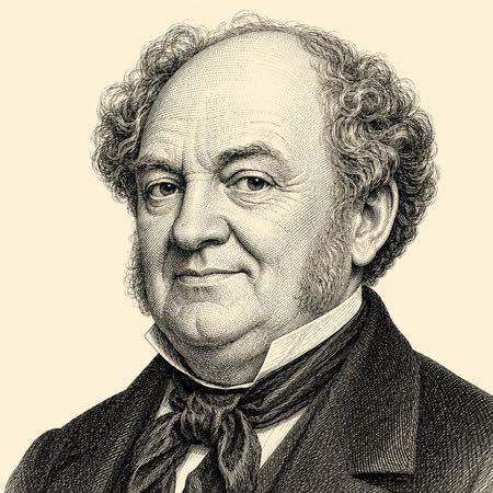 Portrait of P. T. Barnum.