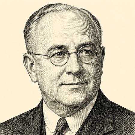 Portrait of J. C. Penney.