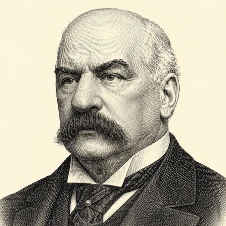 Portrait of J. P. Morgan.