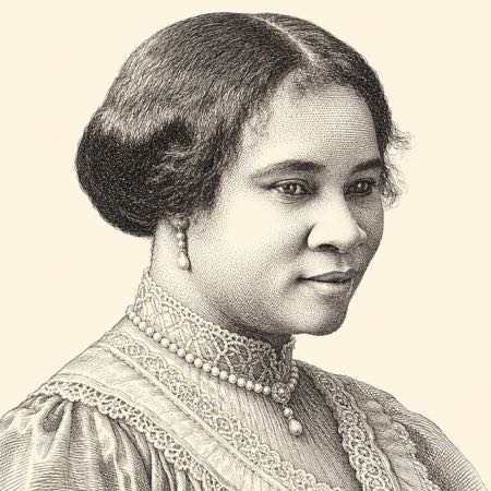 Portrait of Madam C. J. Walker.